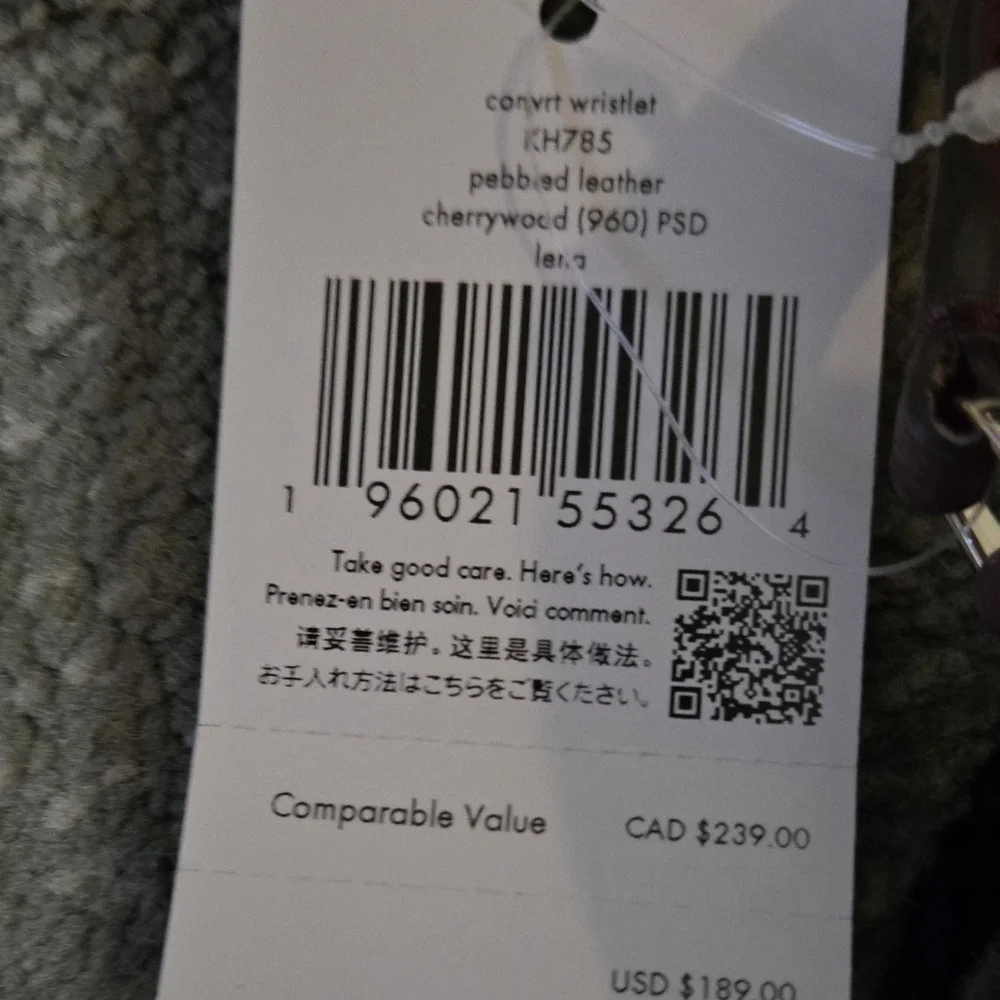 Kate Spade Burgundy Bag - Picture 3 of 8